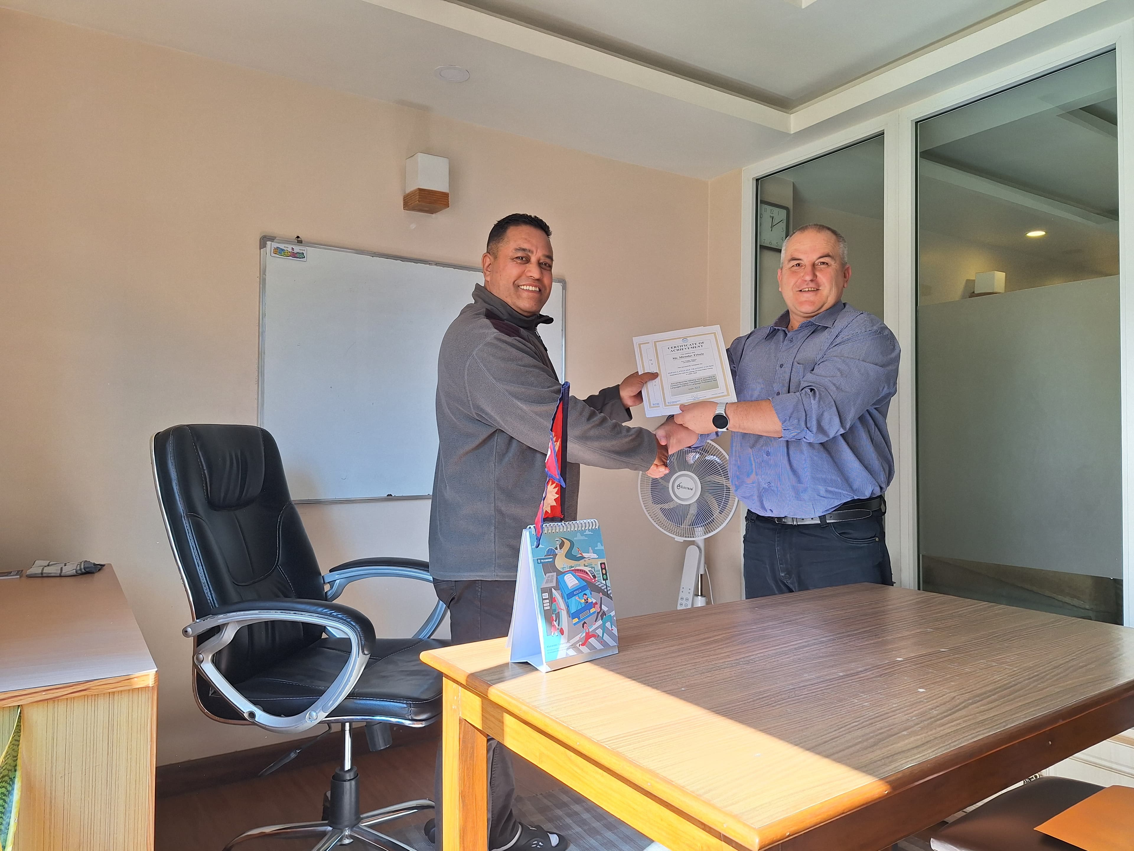 Nepali language instructor